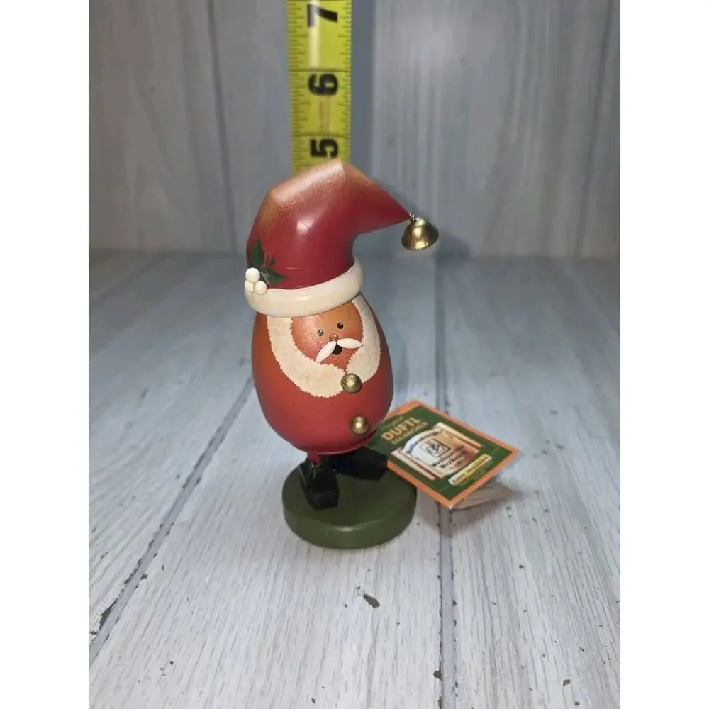 Kathe Wohlfahrt Duftl Mannchen SMOKY SANTA Incense Smoker German NWT